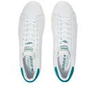 Adidas Men's Rod Laver Vin Sneakers in White/Legacy Teal