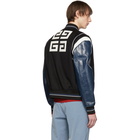 Givenchy Black Wool 4G Bomber Jacket