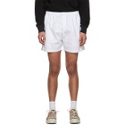 Schnaydermans SSENSE Exclusive White Solid Twill Shorts