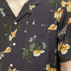 Kestin Men's Short Sleeve Crammond Shirt in Black Floral