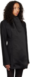 Maximilian Davis Black Layered Blazer