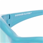 Bonnie Clyde Angel Sunglasses in Blue Mirror