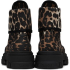 GANNI Brown & Black Trail Boots