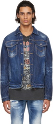 Dsquared2 Blue Denim Dan Jacket