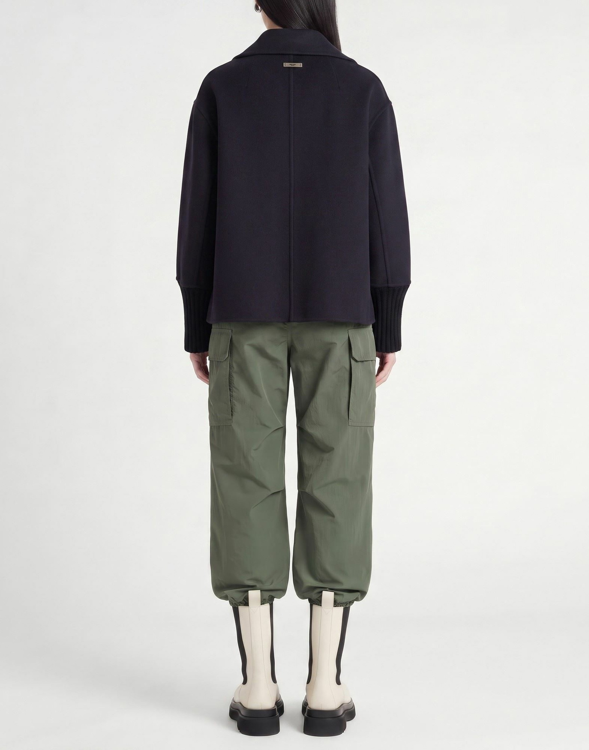 Peserico Womens Coat in Navy