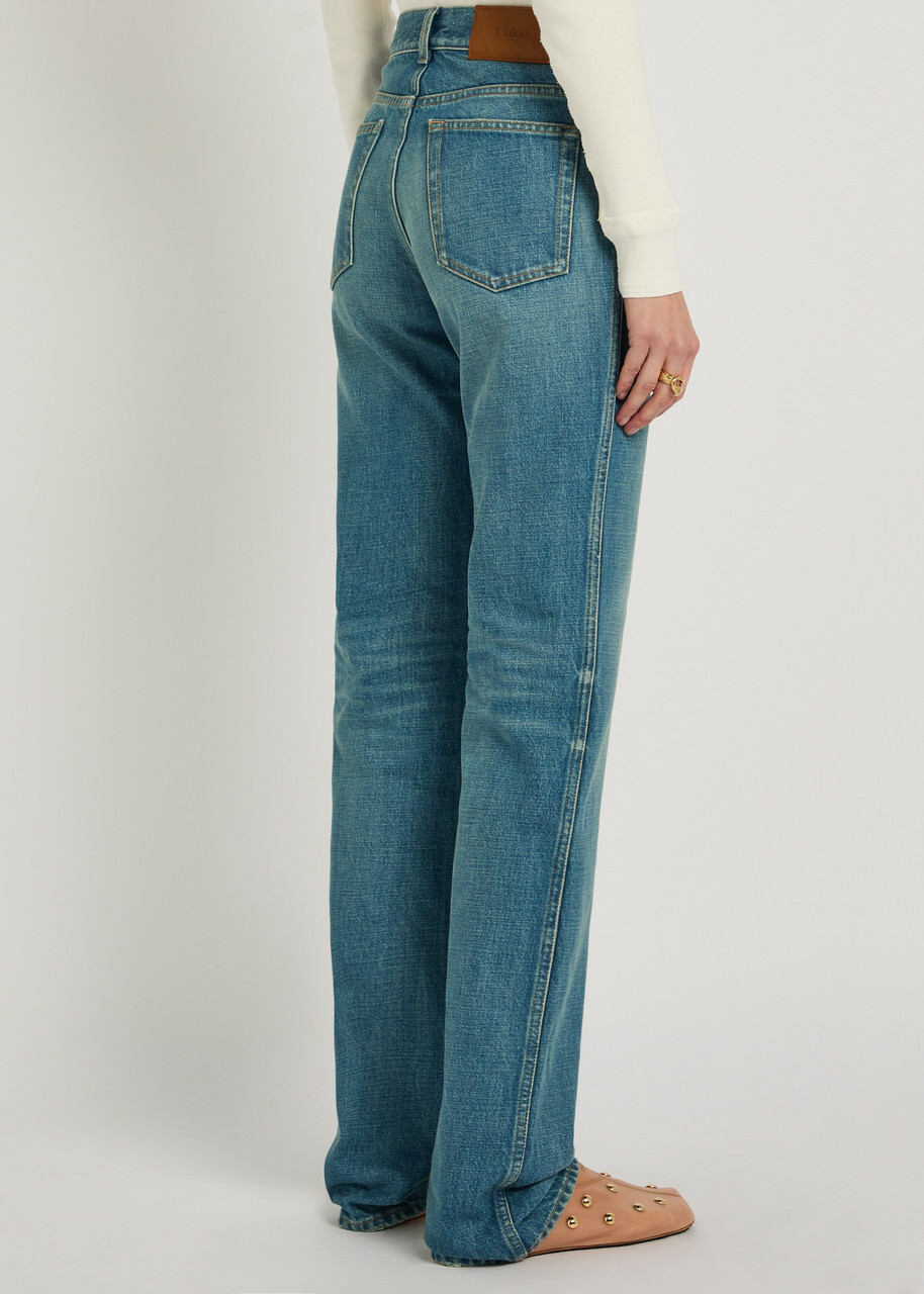 Chloe Straight-leg Jeans Blue
