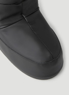 Moon Boot - No Lace Rubber Boots in Black