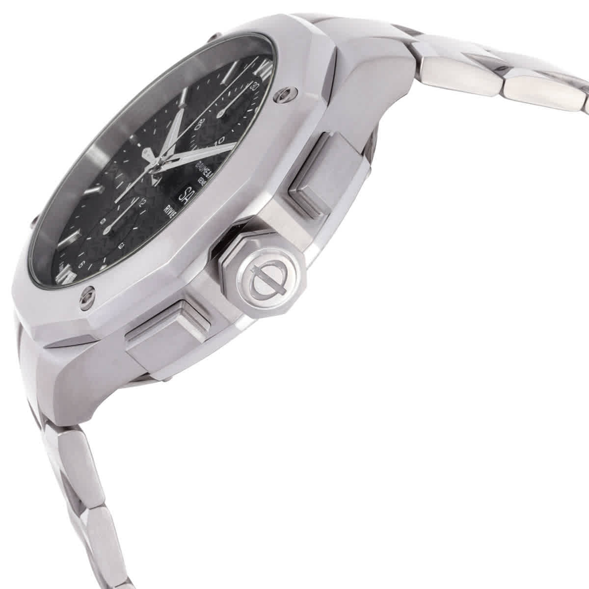 Baume et Mercier Riviera Chronograph Automatic Black Dial Mens Watch MOA10825