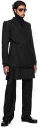 EGONlab Black Wool Euphoria Skirt
