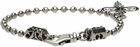 Emanuele Bicocchi Silver Cross Charm Bracelet