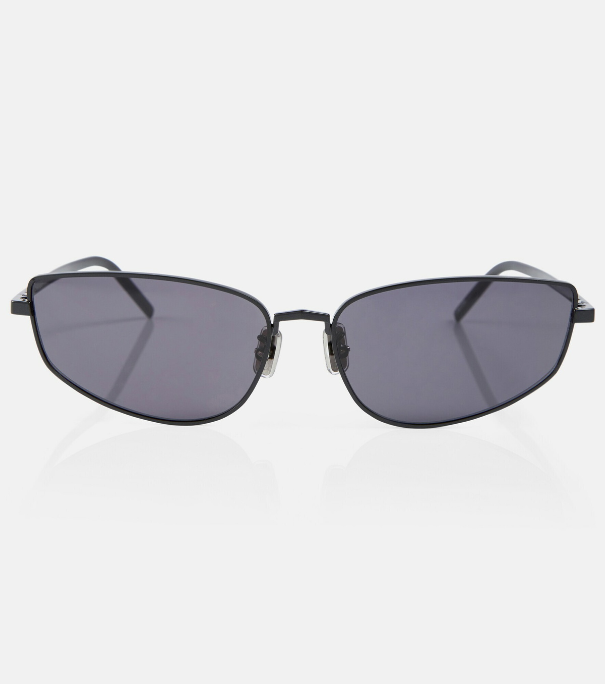 Bottega Veneta Gold Knot Shield Sunglasses in Black for Men | Lyst UK