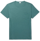 Onia - Chad Linen-Blend T-Shirt - Men - Green