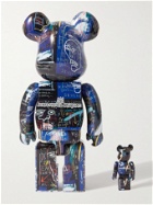 BE@RBRICK - 100% 400% Jean-Michel Basquiat #7 Figurine Set