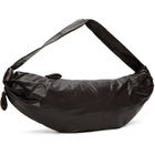 LEMAIRE Brown Large Soft Croissant Bag