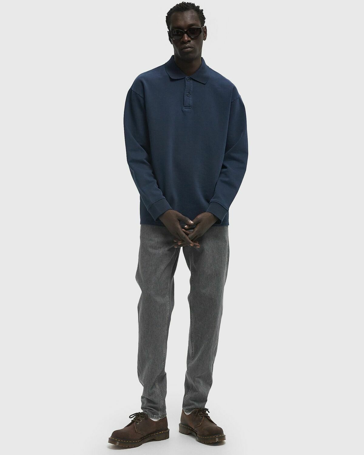 CLOSED JERSEY POLO Blue Men