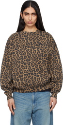ANINE BING Brown Miles Sweatshirt