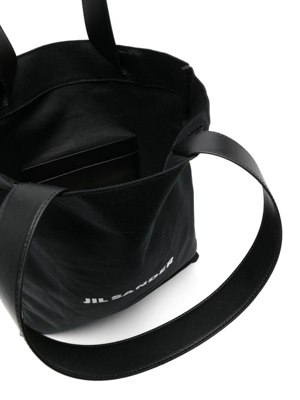 JIL SANDER - Book Tote Canvas Shopping Bag Jil Sander