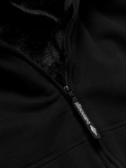 Balenciaga - Plush-Lined Cotton-Jersey Hoodie - Black