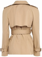 CHLOÉ Cotton Gabardine Short Trench Coat