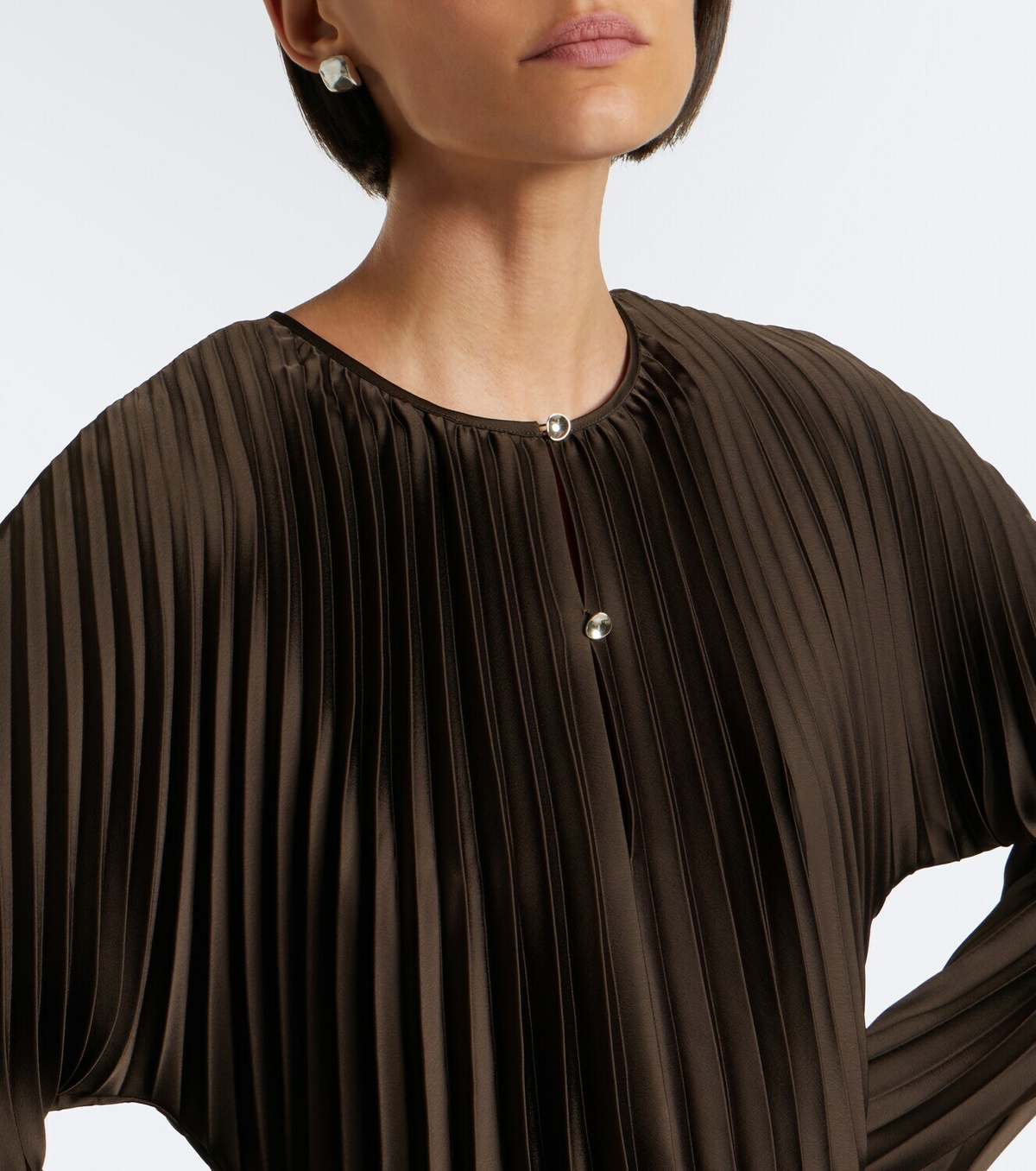 Vince Pleated midi dress