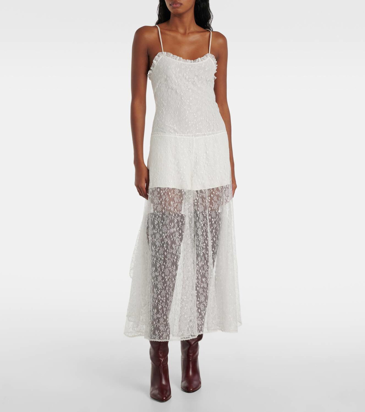 Chloé Floral lace jumpsuit