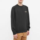 Dickies Men's Fort Lewis Embroidered Crew Sweat in Black