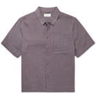 Satta - Paseo Linen and Cotton-Blend Shirt - Purple