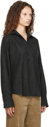AGOLDE Gray Aris Wool Shirt