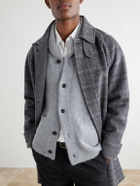 Hartford - Alpaca, Yak, and Wool-Blend Cardigan - Gray