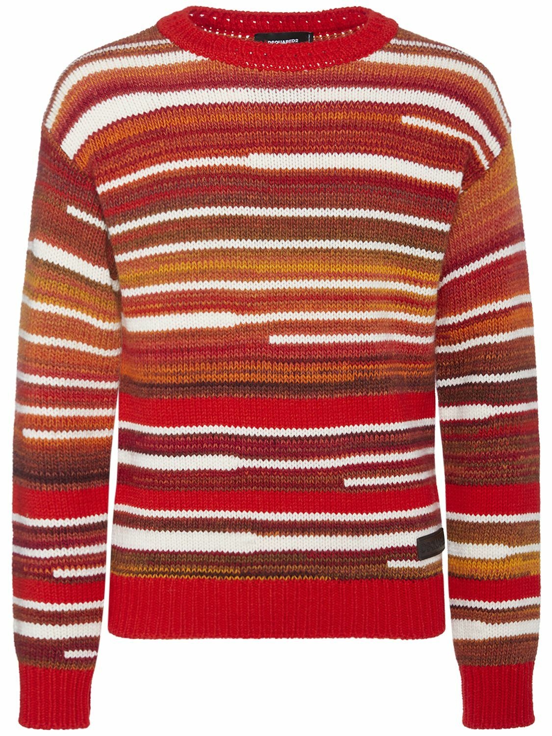 Photo: DSQUARED2 - Striped Wool Blend Sweater