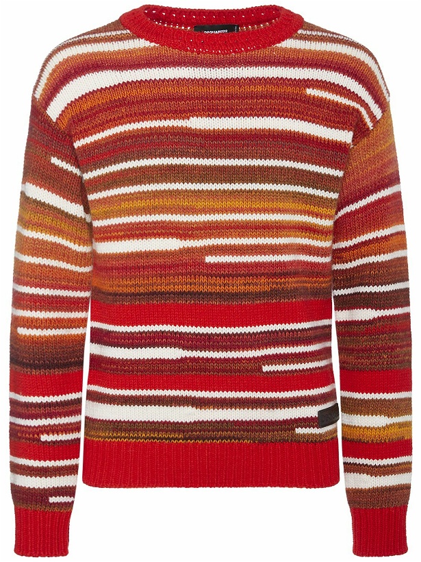 Photo: DSQUARED2 - Striped Wool Blend Sweater