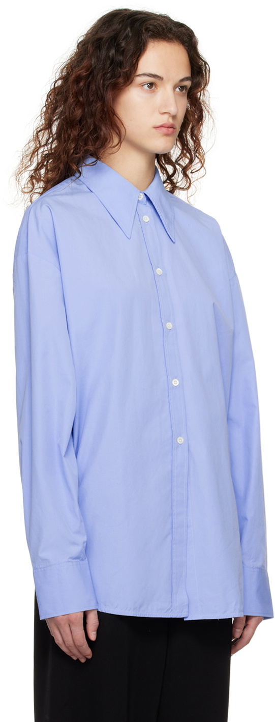 Teurn Studios SSENSE Exclusive Blue Viola Shirt