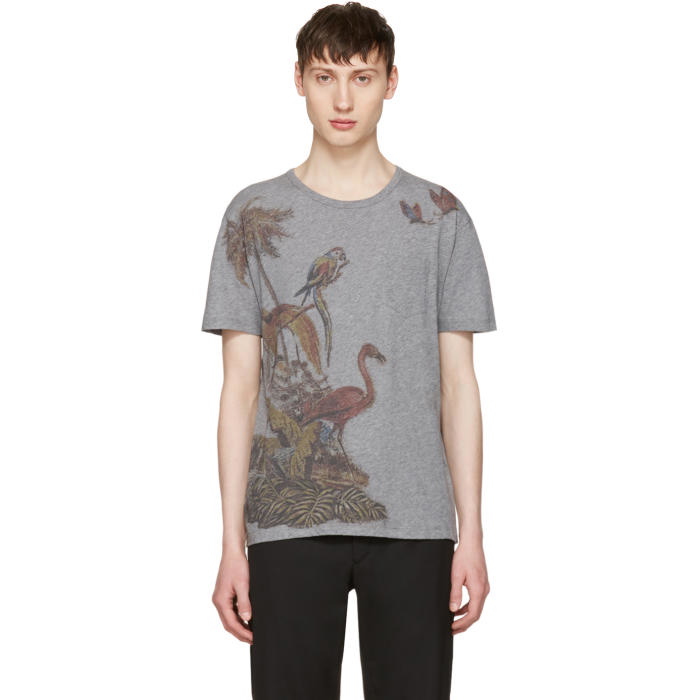 Photo: Valentino Grey Bird T-Shirt