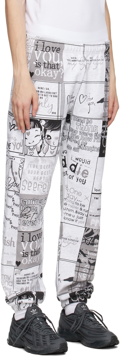 Praying Gray Comic Sweats