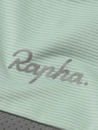Rapha - Brevet Logo-Print Mesh-Panelled Recycled Cycling Jersey - Blue