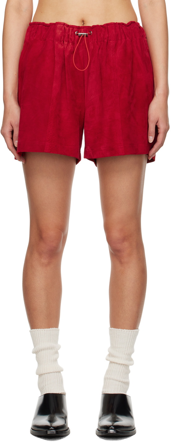 Carter Young SSENSE Exclusive Red Shorts