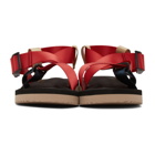 Suicoke Red Chin2-CAB Sandals
