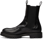 Officine Creative Black Issey 2 Chelsea Boots