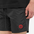 Moncler Men's Navajo Print Swim Short in Black