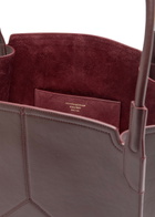 Victoria Beckham Victoria Small Panelled Leather Tote - Burgundy - One Size