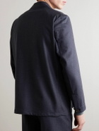 Stoffa - Double-Breasted Wool Blazer - Blue