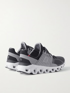 On - Cloudswift Rubber-Trimmed Mesh Running Sneakers - Gray