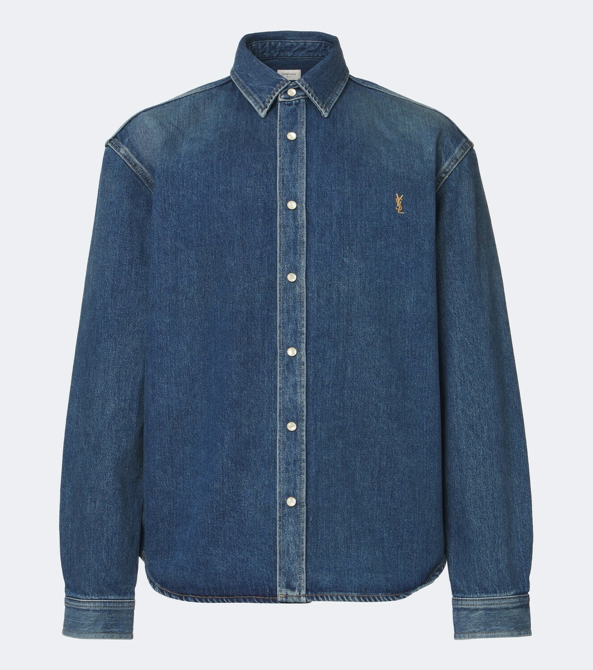 Saint Laurent Cassandre denim shirt