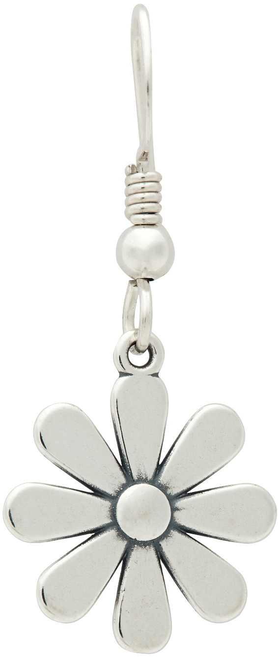 Martine Ali Silver Flower V1 Single Earring