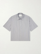 Studio Nicholson - Sanko Striped Cotton-Poplin Shirt - Gray