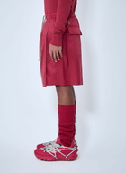 Moncler + Rick Owens Drawstring Midi Kilt Shorts