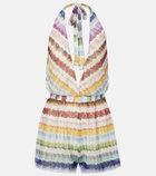 Missoni Zigzag halterneck romper