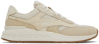 BOSS Beige Paneled Sneakers