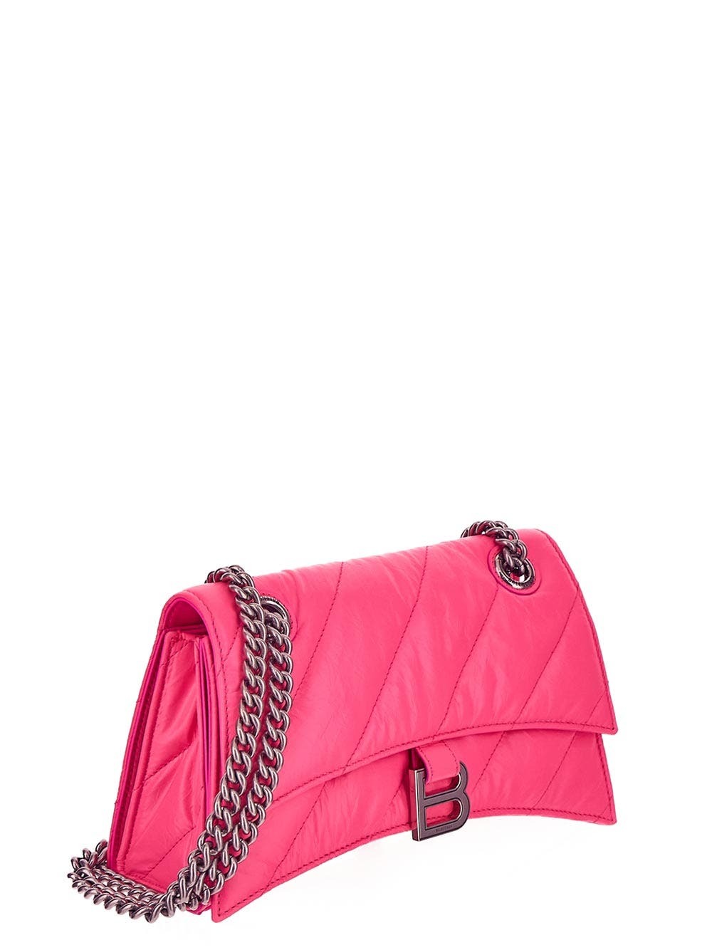送料込 BALENCIAGA Crush Small Chain Bag In Tweed 0400022273230_MULTICOLORBLUE?