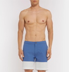 Onia - Calder Long-Length Colour-Block Swim Shorts - Men - Blue